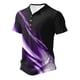 thumbnail image 2 of Mens Casual Pantalones Cortos Impresos Cuello Redondo Suéter Deportes Tee, Fitness Y Casual Hombres Camisetas, 2 of 5