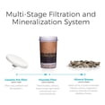 thumbnail image 3 of Santevia Gravity Water System Filter | at Home Water Filter That Makes Water Alkaline and Adds Minerals | Chlorine and Fluoride Filter (Countertop Model), 3 of 6