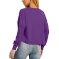 thumbnail image 6 of Soft Everyday Cardigan For Women Knit Top Casual Aesthetic Long Sleeve Button Down Oversized Sweater Jackets Outerwear, 6 of 8
