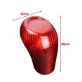 thumbnail image 5 of Red Carbon Fiber Gear Shift Knob Cover Trim Decor For Chevrolet Camaro Car Accessories, 5 of 5