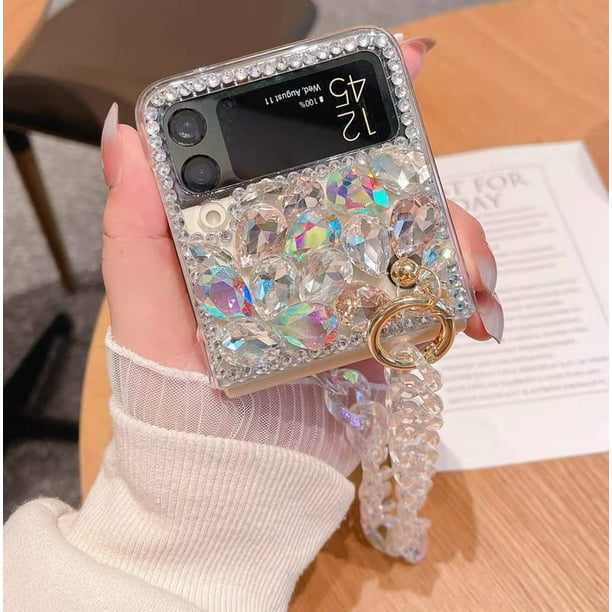 Funda de teléfono Aulzaju para Samsung Galaxy Z Flip 4 para mujeres y niñas