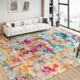 thumbnail image 1 of Modern Abstract Area Rugs Washable , Soft Large Bedroom Rug, 1 of 10