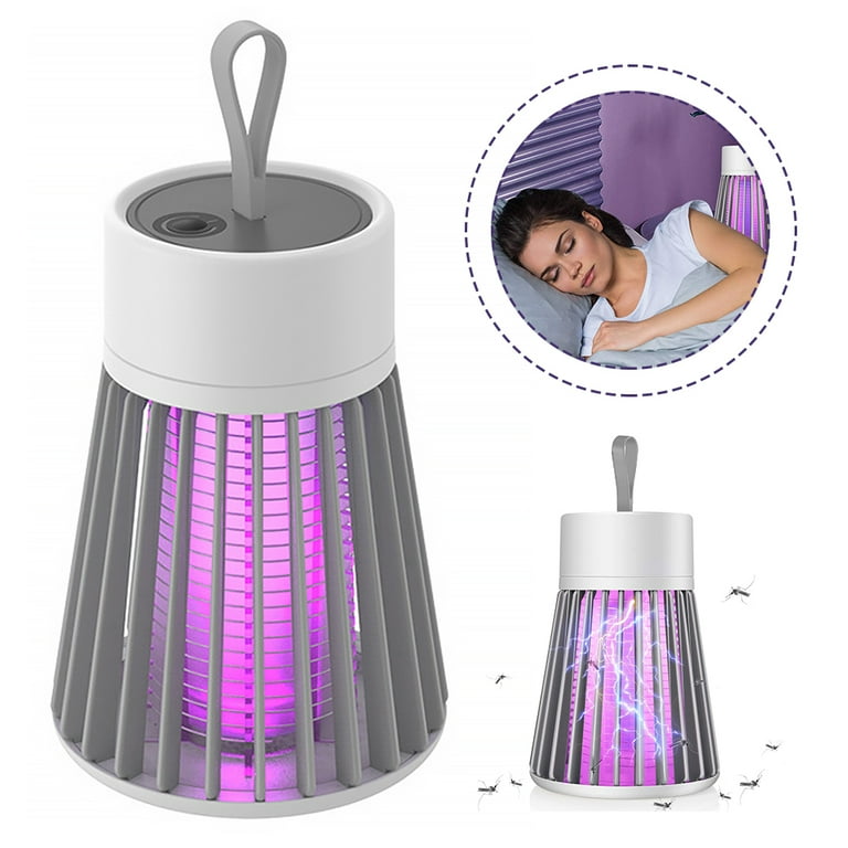 LNGOOR Electronic Bug Zapper Portable USB Rechargeable Mosquito Zapper Cordless Fly Trap for Home Camping