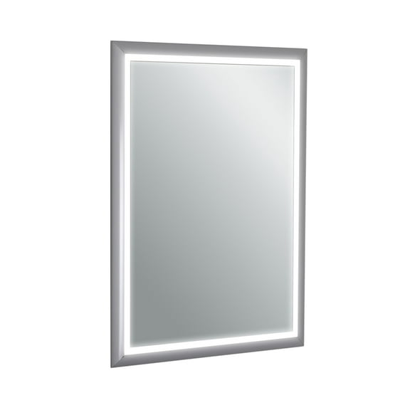 Eviva EVMR18-20X28-LED Sedona Wall Mounted Lighted Bathroom Vanity, Backlit LED Mirror with Frame Lights