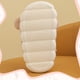 thumbnail image 4 of Puntoco Sandalias De Verano Para Bebés,Zapatillas De Algodón Para Niños Para Niños Y Niñas Invierno Nuevo Hogar Interior Lindo Ovejita Bebé Antideslizante Pantuflas Peludas Caqui 28-29, 4 of 9