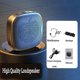 thumbnail image 1 of Amplificador de voz portátil, megáfono, minialtavoz de audio con micrófono, altavoz Bluetooth ultraligero recargable para profesores, color negro, 1 of 5