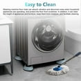 thumbnail image 5 of 8Pcs Anti Vibration Washing Machine Mats Support Anti-Slip Rubber Feet Base Pads, 5 of 6