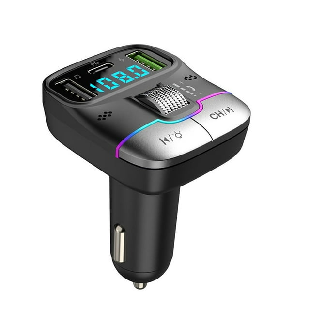 Speravity Expansión USB y reproducción de música - Adaptador Bluetooth para automóvil Kit inalámbrico para automóvil Adaptador Bluetooth Paneles de instrumentos para automóviles