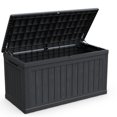 thumbnail image 6 of DIANJIE 230 Gallon Large Storage XXL Deck Box for Patio Furniture Outdoor Cushions Garden Tools and Sports Pools Equipment Waterproof Resin Lockable Black, 6 of 10