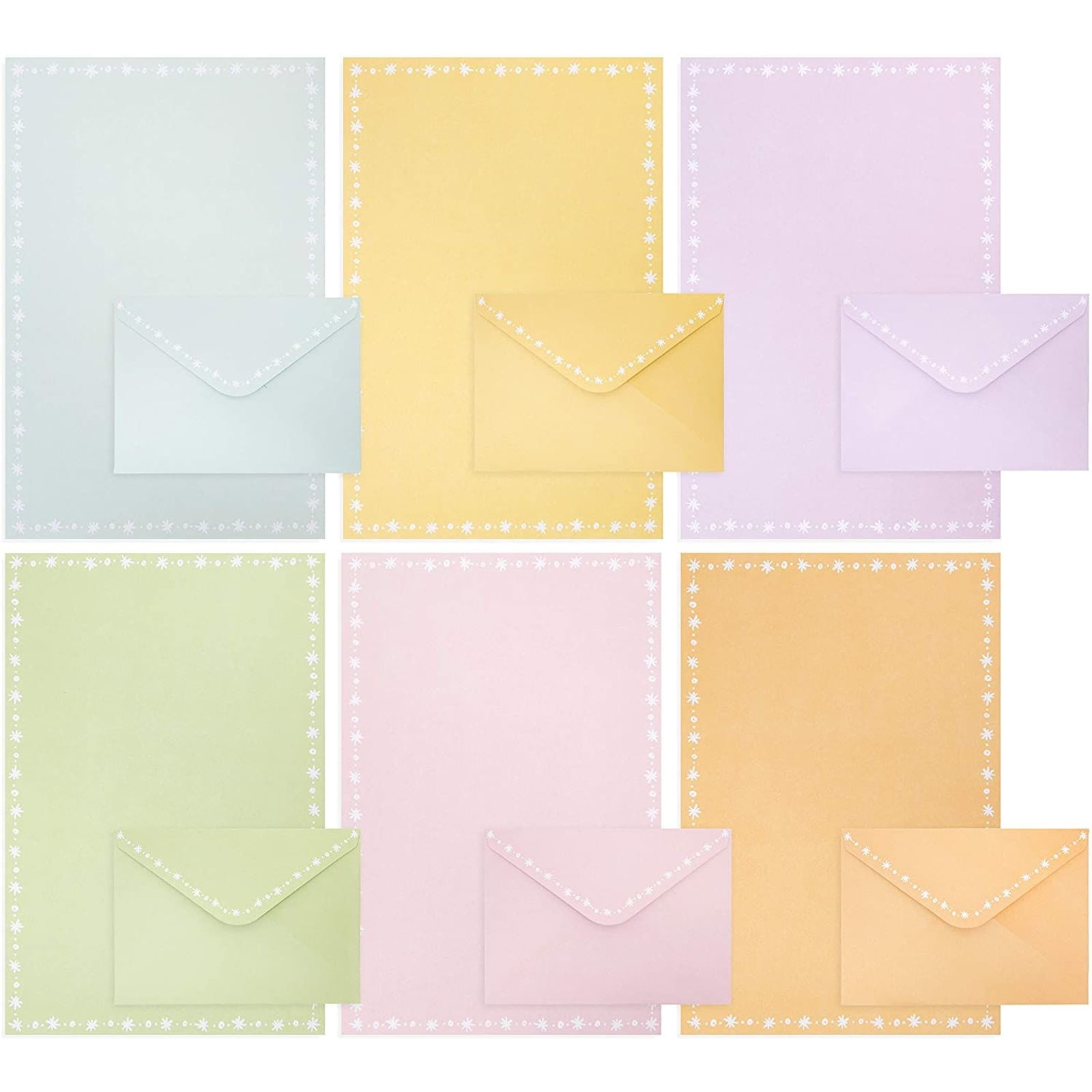 Gift Maker 8 Pastel Rose Sunset Retro Party Invites With Envelopes