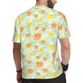 thumbnail image 2 of Rocae Tree Palms Lemon for Men's Mesh Quick-Dry Short Sleeve Workout T-Shirt,Mens Crew Neck Tee Lightweight Soft Classic T Shirts 5X-Large, 2 of 9