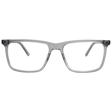Mens M America Kent Rx'able Eyeglasses, Plastic, Square, Grey Crystal, 1 Pair