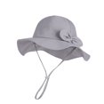 thumbnail image 3 of WNVMWI Toddler Sun Hat Kids Foldable Bucket Hats with Adjustable Strap Summer Comfy Accessory for Girls and Boys Grey 2-5 Years, 3 of 4