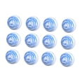 thumbnail image 2 of 12 pelotas golf espuma EVA con tacto realista, suaves, multiusos, para ejercicios y entrenamiento golf, ideales para manualidades y como Azul blanco, 2 of 8