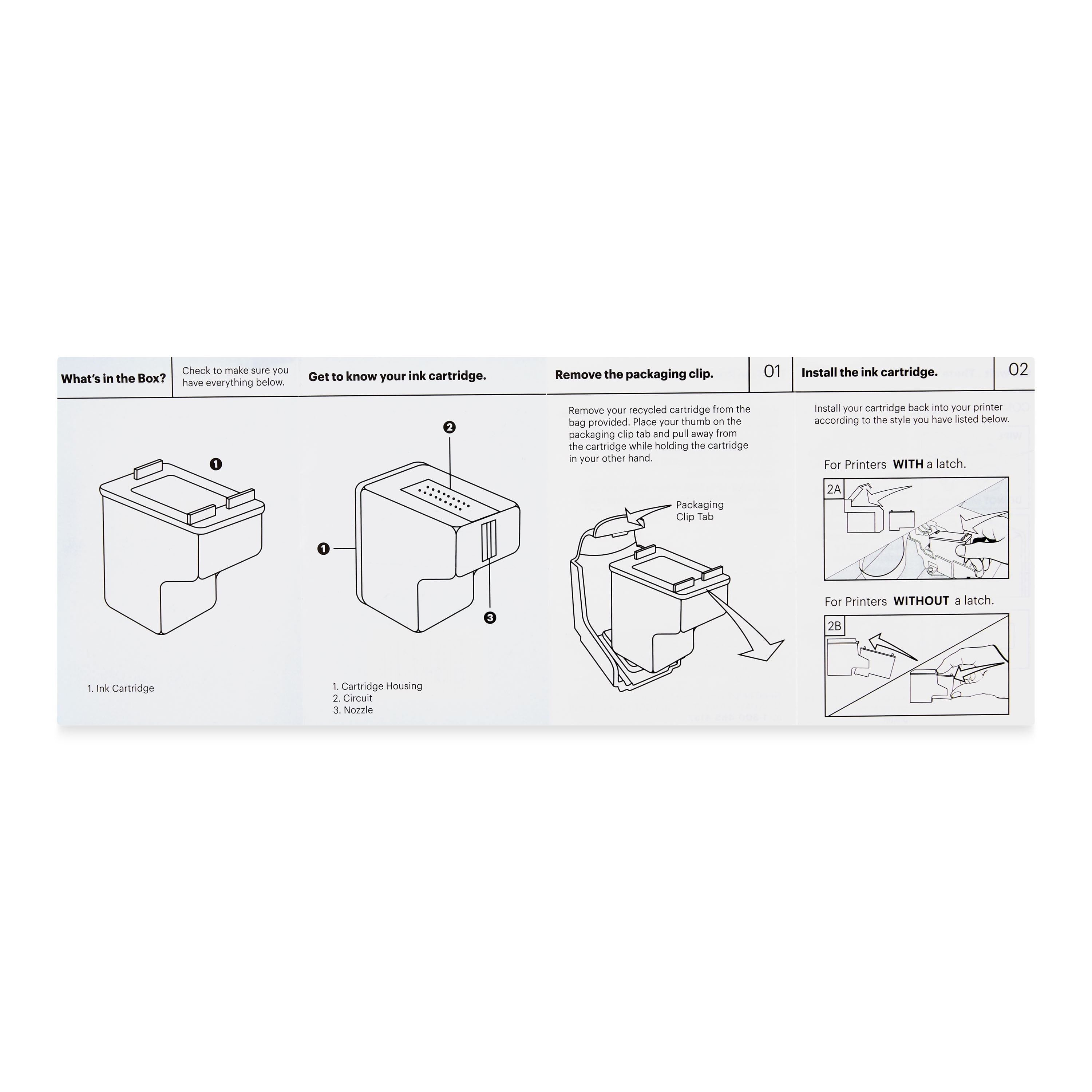 (2 pack) onn Ink Cartridge, HP 62XL, Black