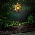 thumbnail image 2 of Evergreen Garden Outdoor Decor Solar Garden Stake w Crackle Glass Globe, Sun, 2 of 9