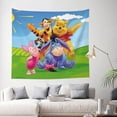 thumbnail image 3 of Winnie The Pooh Tapestry Wall Hanging Wall Art Decor Wall Tapestry For Living Room Bedroom Dorm 60x51 inch, 3 of 7