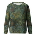 thumbnail image 4 of Usmixi Under $5 Sweatshirt for Women Winter Raglan Sleeve Crewneck Sweatshirt for Women Fall Loose Lightweight Long Sleeve Tshirts Fashion Plants Print Ladies Pullover Blouses Top, 4 of 4