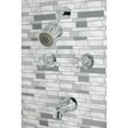 thumbnail image 2 of Kingston Brass KBX8141BX Metropolitan Two-Handle Tub and Shower Faucet, Polished Chrome, 2 of 5