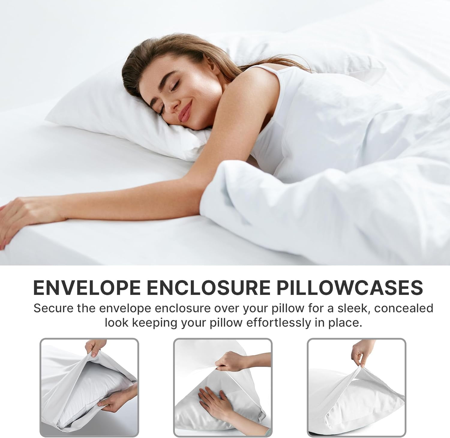 CGK Linens Extra Soft Pillowcases Set of 4 - Queen / Standard Size Hotel Luxury Breathable & Cozy 4-Piece Pillow Covers, Burgundy