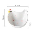 thumbnail image 7 of OYIGU Ceramic Small Bowls, Cute Animals Dipping Bowls Set, Ceramic Sauce Dishes, Seasoning Dishes, Soy Sauce Dish, Appetizer Plates, Dessert Plates, 7 of 7