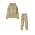 thumbnail image 4 of LilyLLL Women Hot Drilling Tracksuit Set Long Sleeve Hoodie Sweatshirt + Jogger Pants, 4 of 4