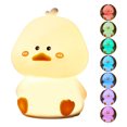 thumbnail image 1 of Bonito pato lámpara de noche silicona USB vacaciones regalos 5V 1W 1200mAh para el dormitorio del hogar Hugtrwg Para estrenar, 1 of 1