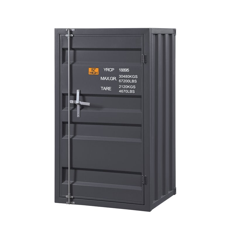 Acme Cargo Container Style Metal Chest With 1 Door Multiple