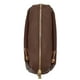thumbnail image 4 of Bandolera FashionPuzzle con triple cremallera, talla pequeña, color marrón oscuro, 4 of 6