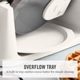 thumbnail image 5 of Martha Stewart Rotating Waffle Maker, 180° Flip, Ceramic Nonstick, Linen Cream, 5 of 14