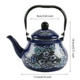 thumbnail image 2 of Teteras de té esmaltadas, tapas de estufa for cocina de inducción, tetera, tetera Vintage, 2 of 8
