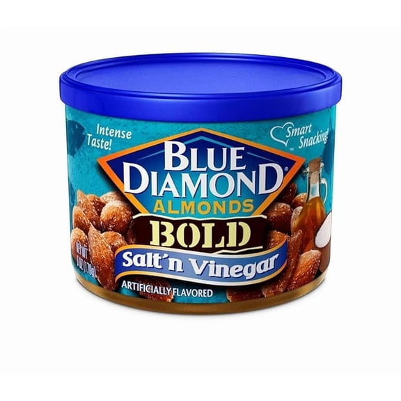 Blue Diamond Almonds, Bold Salt 'n Vinegar, 6 Ounce