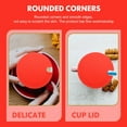 thumbnail image 4 of SOPOTUTU 6Ud Cubierta Para Tazas Roja Antipolvo Ideal Para Uso En Casa Con Práctico Y, 4 of 8