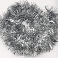 thumbnail image 4 of Sparkly Extra Thick Tinsel Garlands with Snowflakes - 3 Strands x 6.6 ft (Silver), 4 of 5