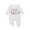White, variant on Weebloom Halloween Baby Boys Rompers Girls Cartoon Cute Printing Pullover Jumpsuit Clothes Dailywear,9-12 Months
