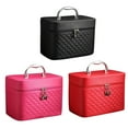 thumbnail image 4 of Travel Makeup Bag Fashion Top Handle Large Capacity Makeup Case Cosmetic Bag, 4 of 4