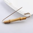 thumbnail image 4 of 2Pcs Vintage Look Bamboo Wood Brooch Extra Large Jewelry Gifts Pins Stick Pin Charm for Sweaters Decoration Festival Clothes Women, 4 of 8