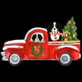 thumbnail image 3 of CafePress - Christmas Berner Red Truck Pajamas - Men's Dark Loose Fit Cotton Pajama Set, 3 of 7