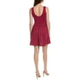 thumbnail image 2 of Rebecca Taylor womens  Ruched Skirt Tank Mini Dress, l, Pink, 2 of 3