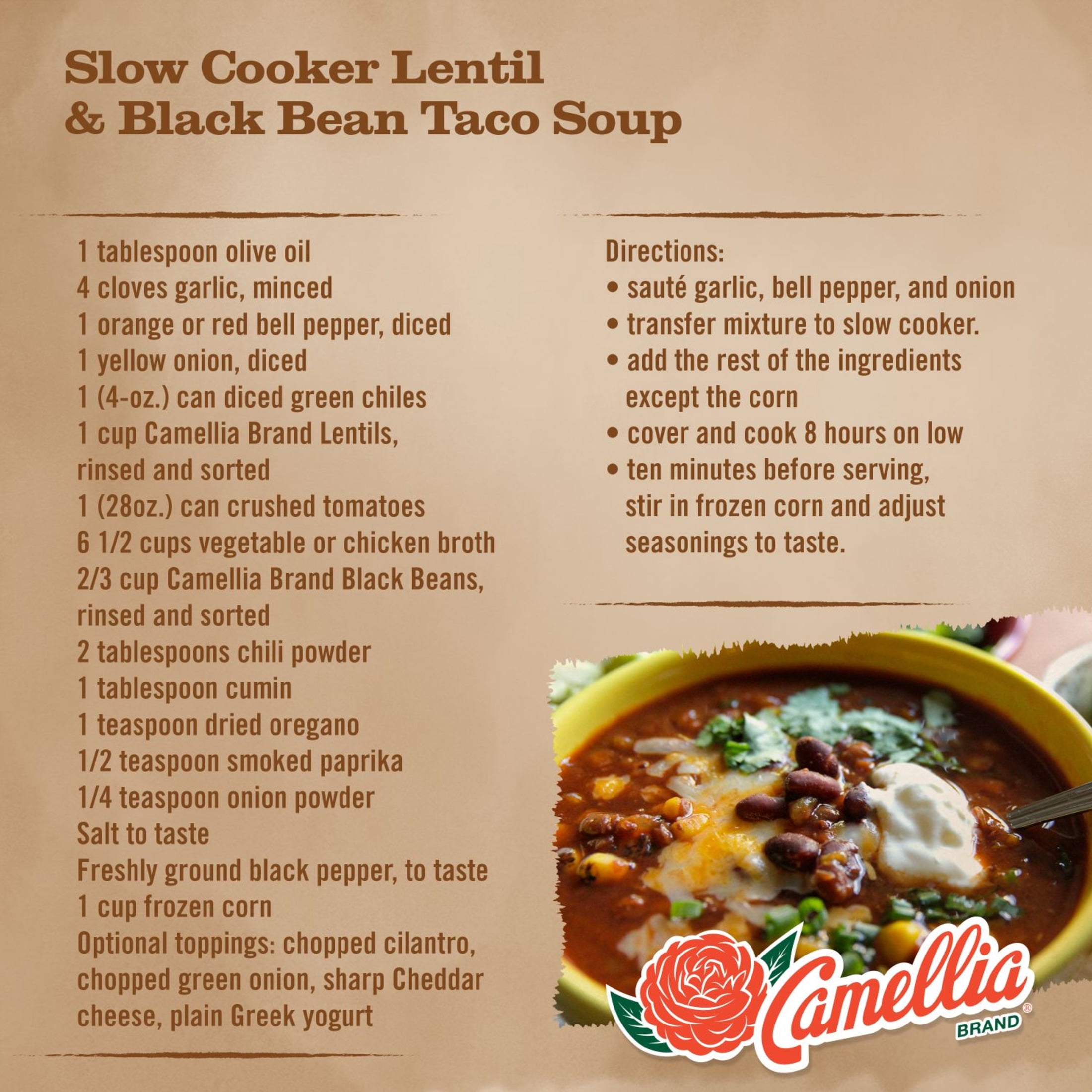 Camellia Brand Lentils 1 lb