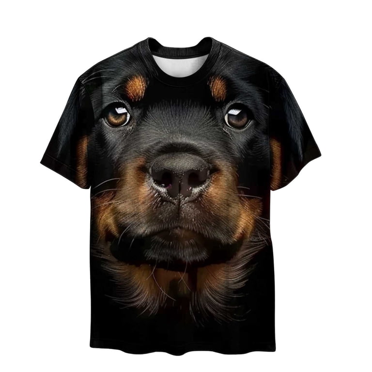Awdenio Mens T shirts 3D Funny Animals Dog Printed Print Graphc