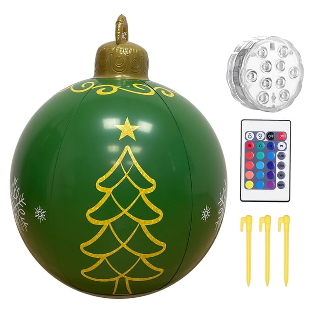 Juguete Inflada 60CM Navidad PVC Regalos para (árbol Navidad)