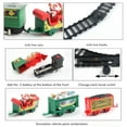 thumbnail image 5 of Christmas Electric Train Set for Children Electric Railway Train Set Battery Powered Santa Claus Train Party Home Xmas Tree Decoration, 5 of 8