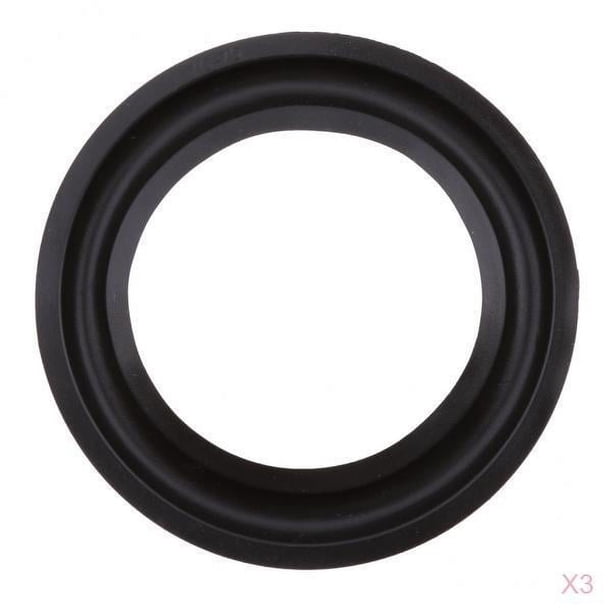 3x accesorios de reparación de de espuma de goma para de sonido de 3 pulgadas