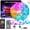 32.8 ft, variant on Led Lights for Bedroom 32.8FT 300Leds RGB Led Strip Lights Music Sync Color Changing, Dimmable Led Light Strip with Remote App Control, Super Bright Led Tape Light Room Gaming Accessories