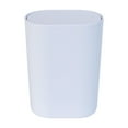 thumbnail image 1 of Mainstays Flip Top Plastic Wastebasket White, 1 of 5