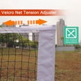 thumbnail image 4 of Juego de redes de pickleball SGSPORT portátil con 4 palas y bolsa, color naranja, 4 of 8