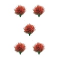 thumbnail image 3 of Advancent 8 piezas de flores artificiales duraderas de ABS para proyectos de bricolaje: amplia aplicación y buena sensación de mano naranja Type2 NO2, 3 of 6