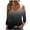 Black, variant on BVOFAR Women's Dressy Casual 3/4 Sleeve Shirts Eyelet V Neck Hollow Out Blouses Plus Size Trendy Loose Fit Tops 2025