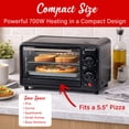 thumbnail image 2 of Brentwood 700-Watt 2-Slice Countertop Toaster Oven, 2 of 8